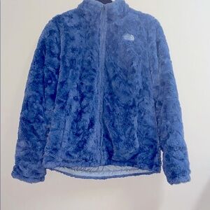 The North Face Blue Fleece Jacket Reversible size Small